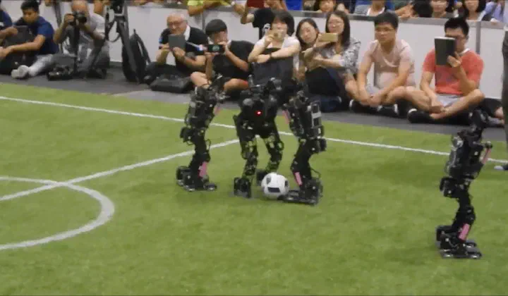RoboCup 2017 KidSize final: ZJUDancer vs Rhoban